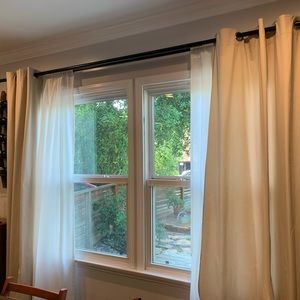 4 curtain panels (Beige only)